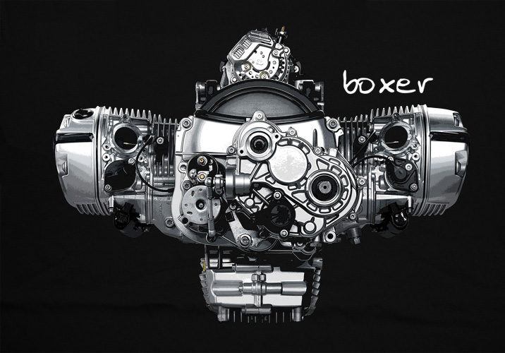 Bmw boxer engine t shirt #7